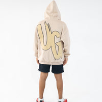 Kids Tan/Black " Moving In Silence " hoodie