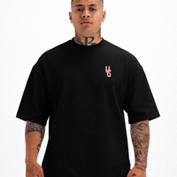 ORIGIN TEE - (BLACK/ROSE)