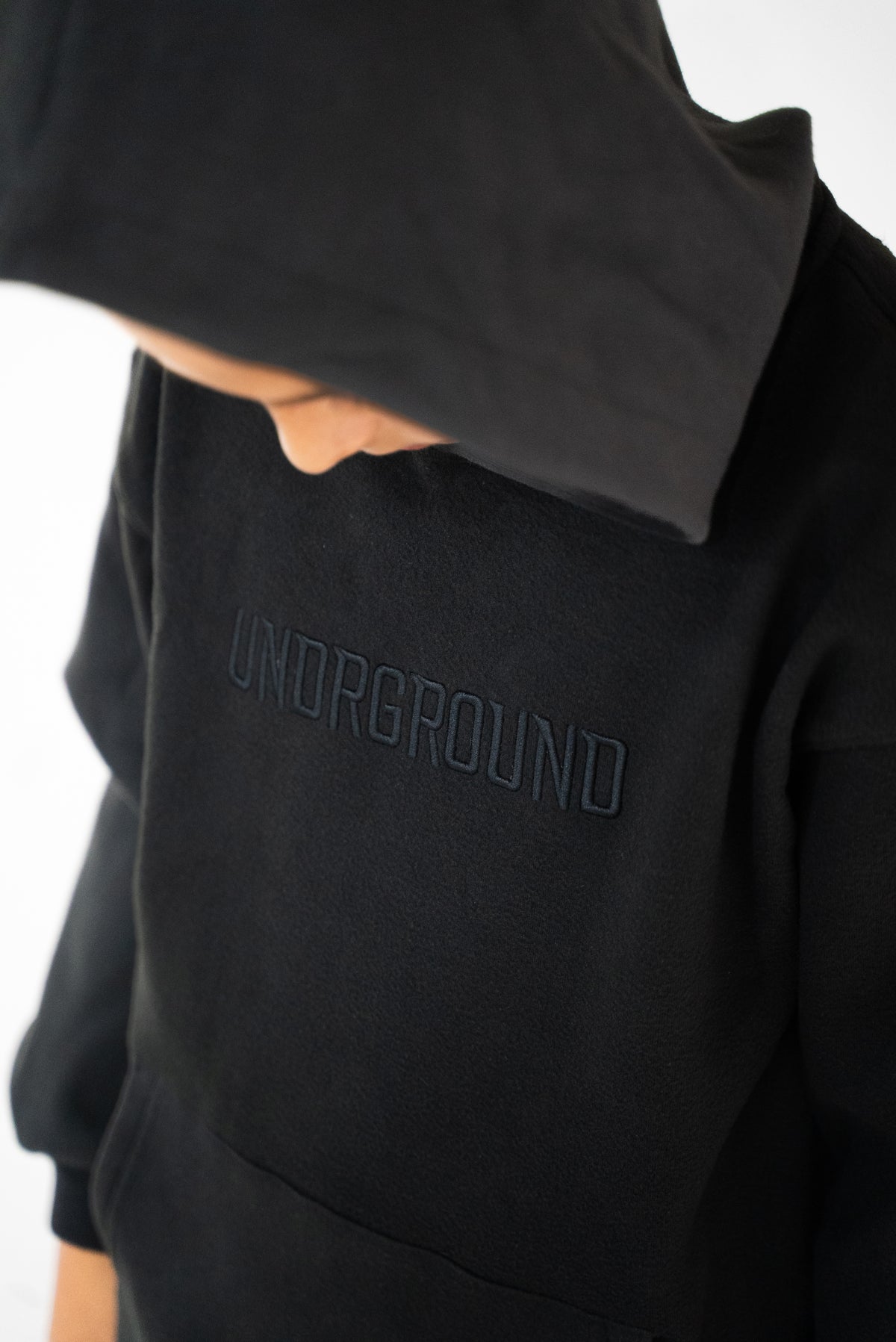 Kids Black " Moving In Silence " Hoodie