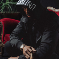 3D Embroidered Zip Up Hoodie