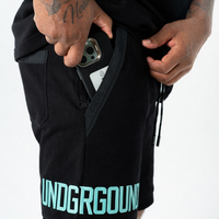 Empire Street Shorts- Black/Tiffany