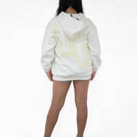 Kids White/Cream " Moving In Silence " Hoodie