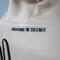 Tan/Black Hoddie " Moving In Silence " Collection