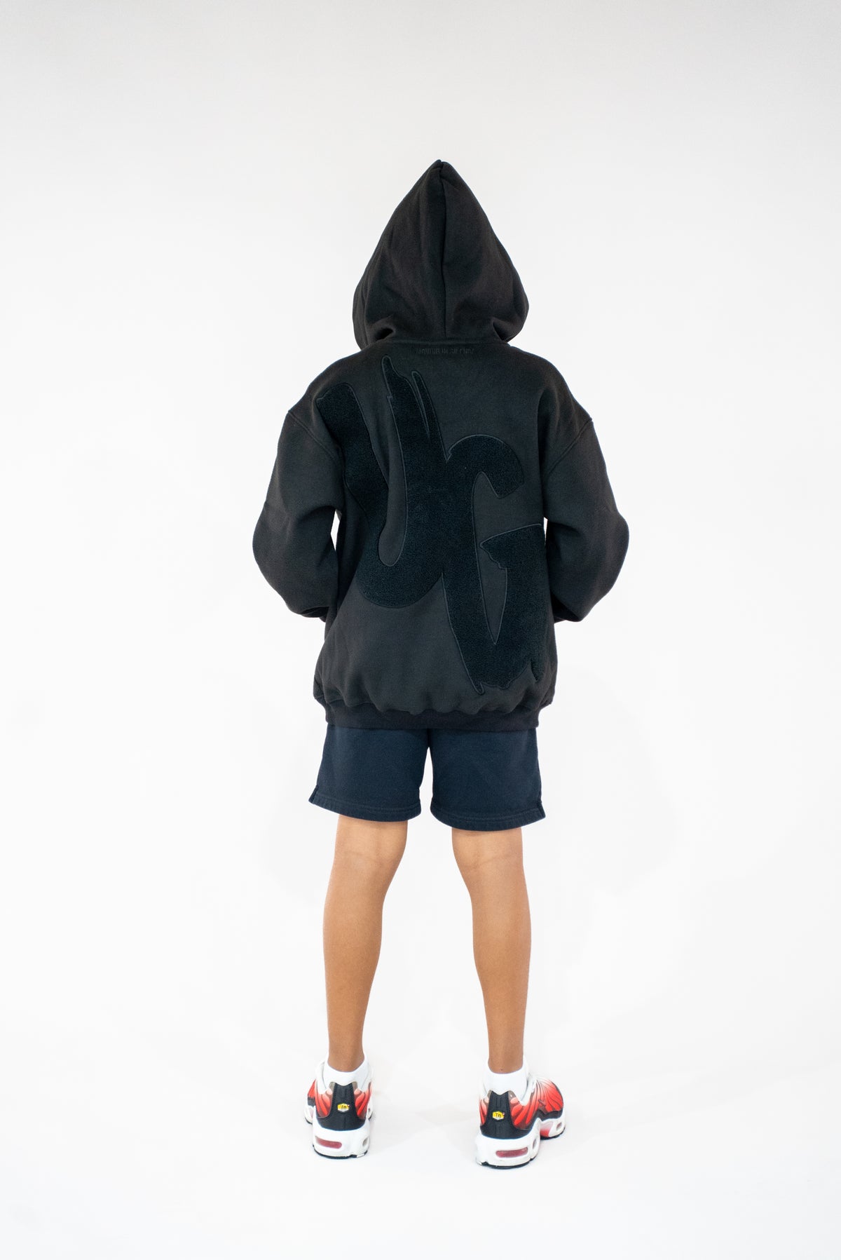 Kids Black " Moving In Silence " Hoodie