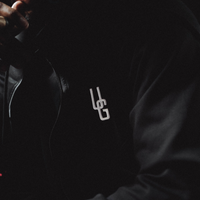 3D Embroidered Zip Up Hoodie