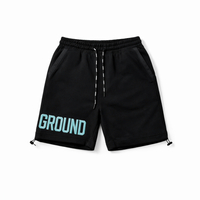 EMPIRE SHORTS- (BLACK/TIFFANY)