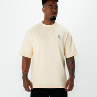 EMPIRE STREET TEE CREAM/SAGE