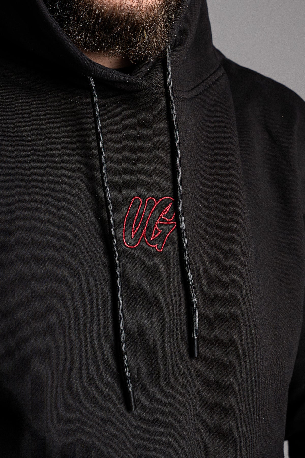 HYPE HOODIE BLACK/RED