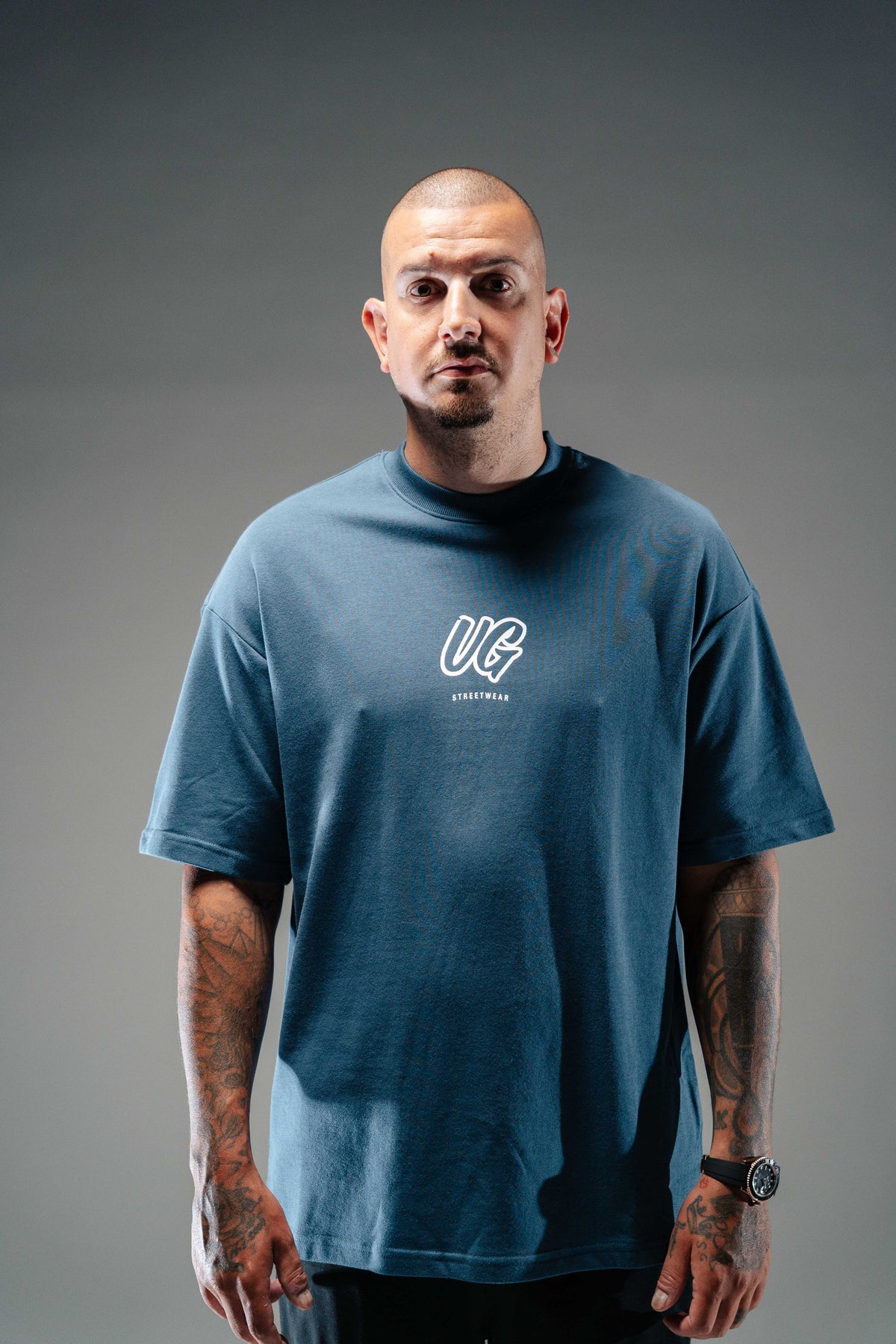 Hype Tee (Static Blue)