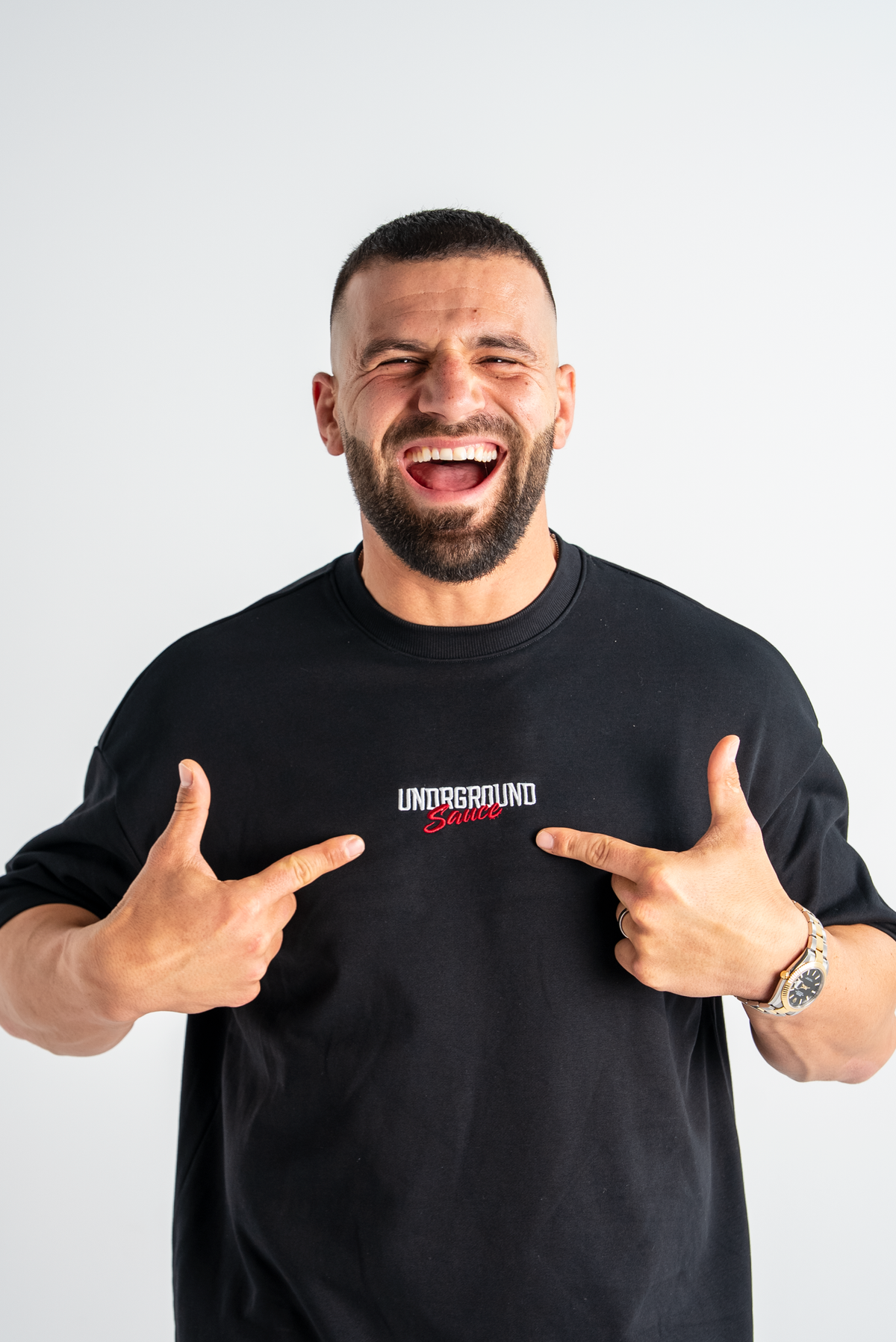 UNDRGROUND x JOSH MANSOUR TEE BLACK