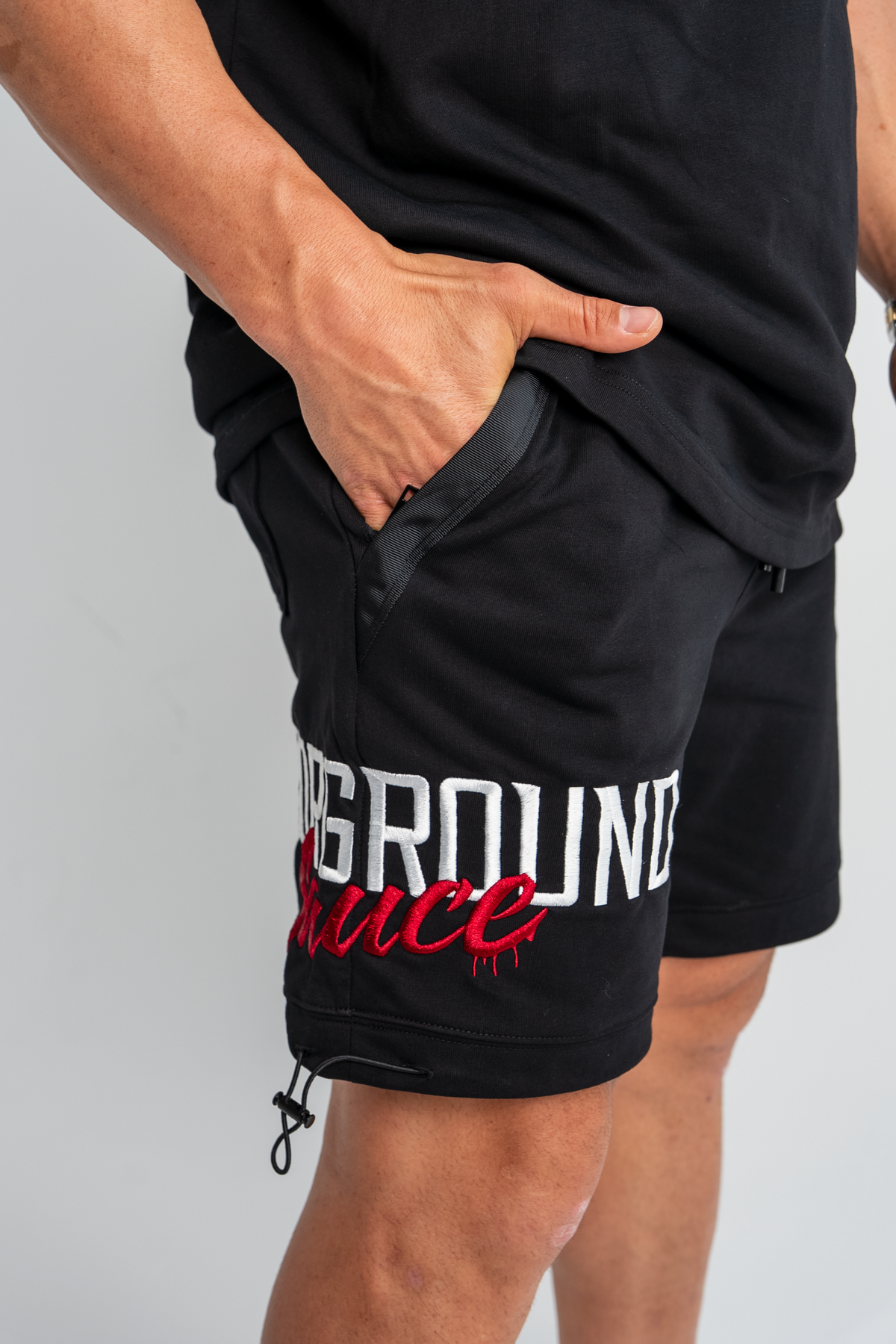 UNDRGROUND x JOSH MANSOUR SHORTS BLACK