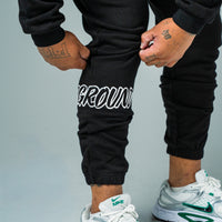 Hype Trackpants Black/Snow
