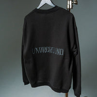 RELAXED FIT CREW (BLACK/CHARCOAL)