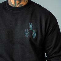 MI VIDA LOCA CREW (BLACK /TIFFANY)