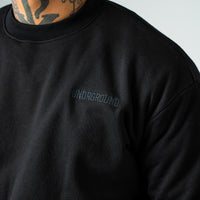 RELAXED FIT CREW (BLACK/CHARCOAL)