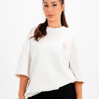 THE ORIGIN TEE (WHITE/ROSE)