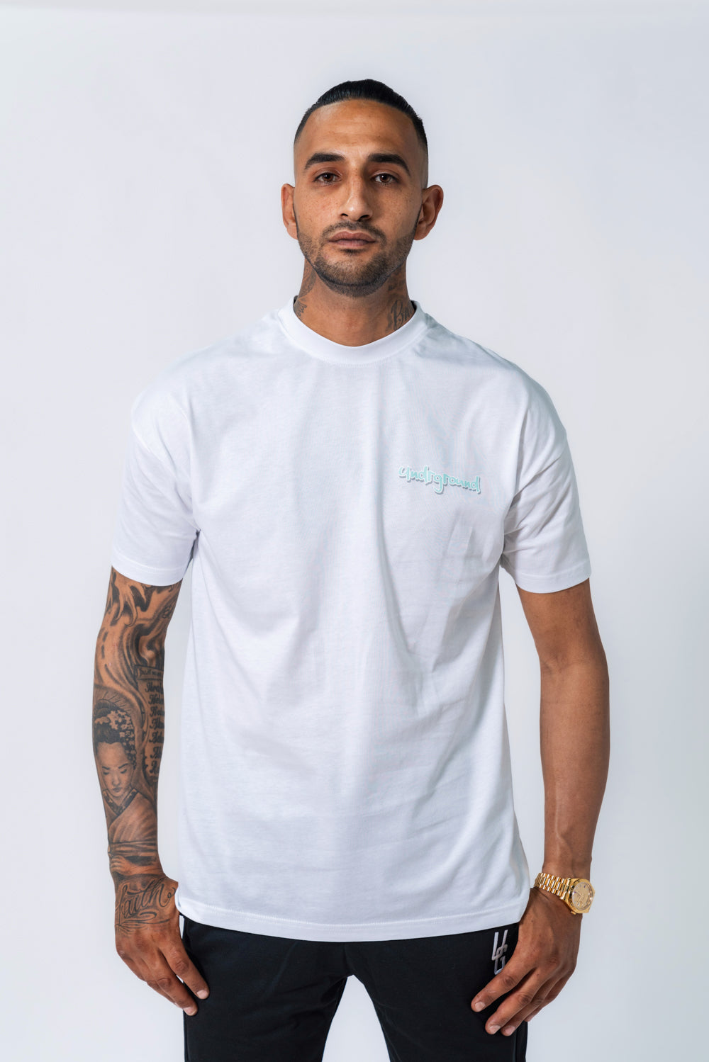 White Patch Tee