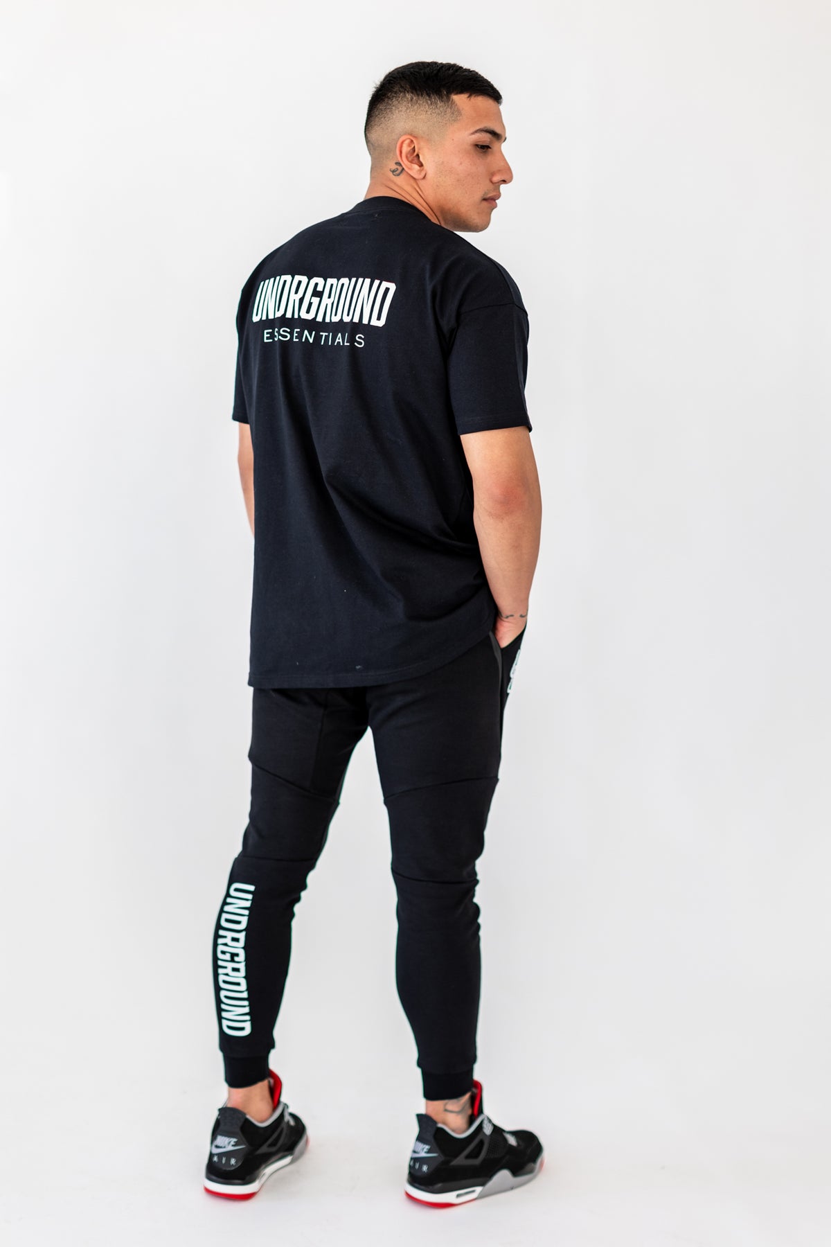 Tapered Joggers x Black