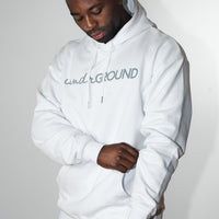 Oversized Hoodie White/Grey