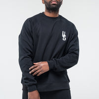 Crew Neck x Black