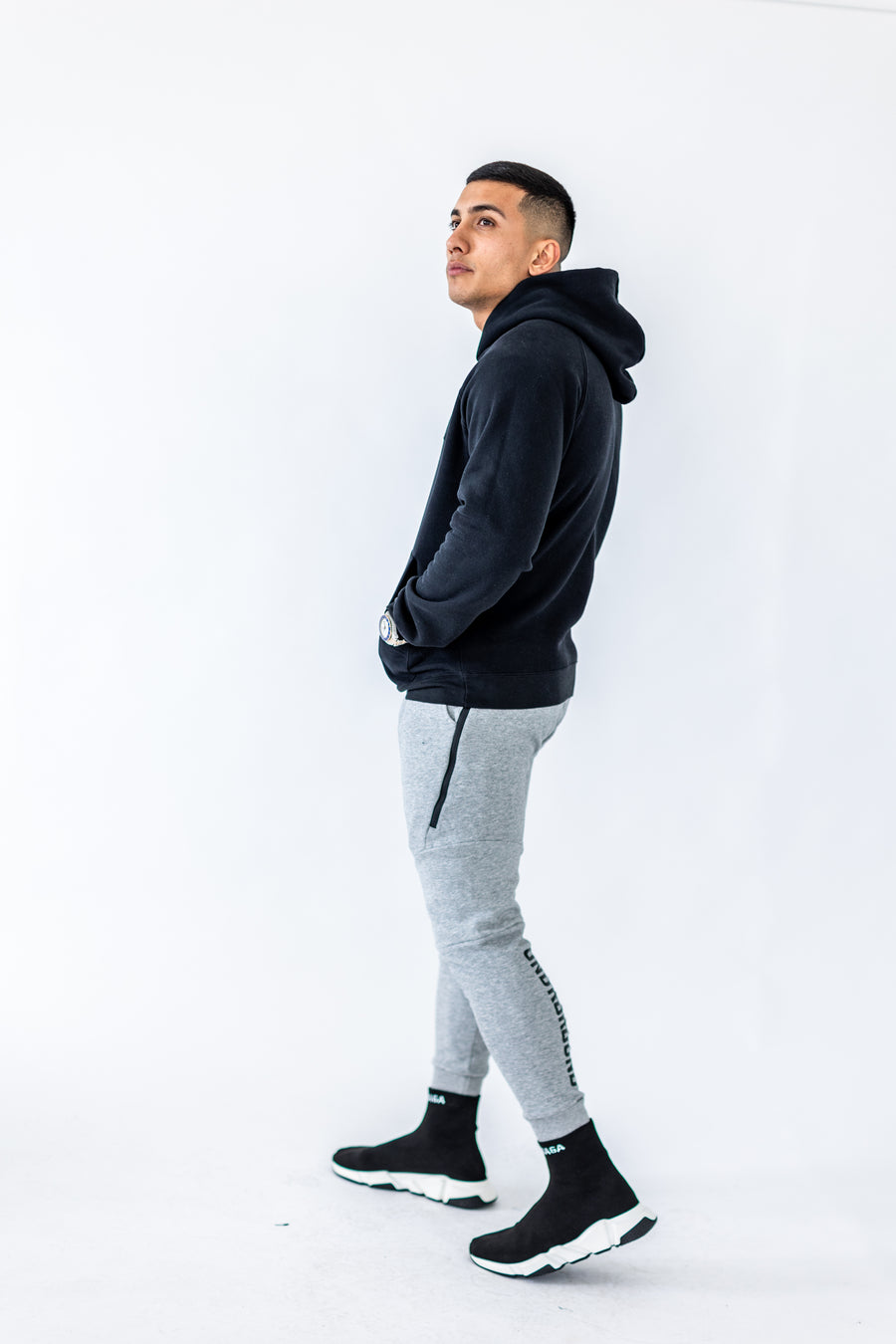 Men's Tapered Joggers x Marble Grey
