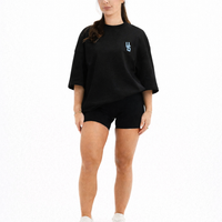 ORIGIN TEE BLACK/CLOUD NINE BLUE