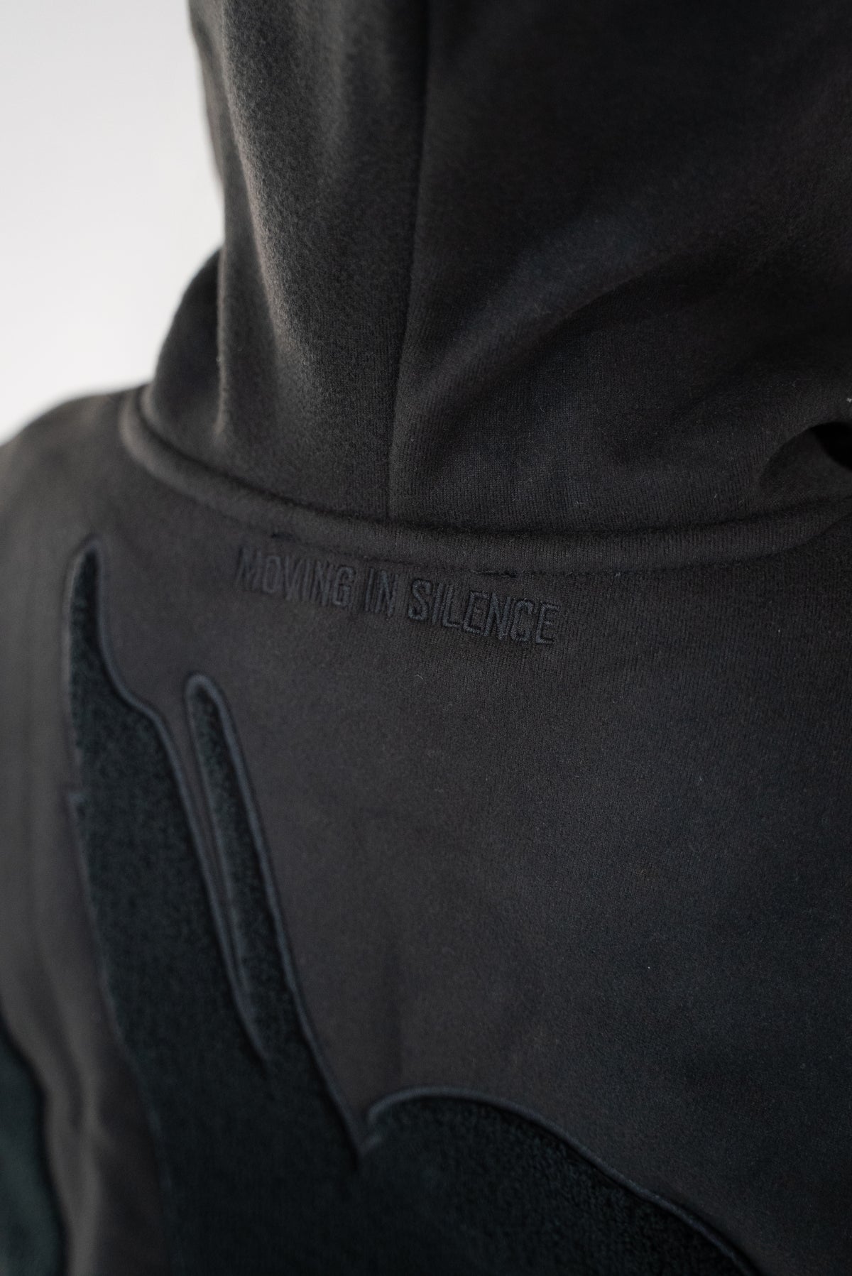 Kids Black " Moving In Silence " Hoodie