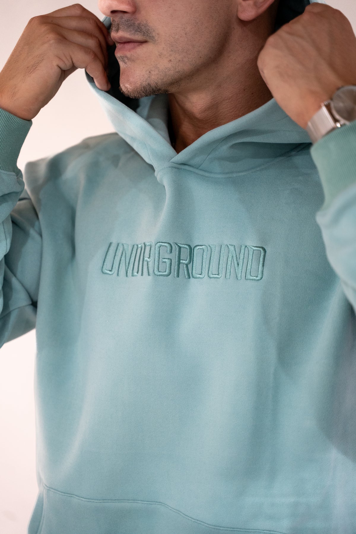 Blue Steel Hoodie " Moving In Silence " Collection