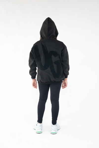 Kids Black " Moving In Silence " Hoodie