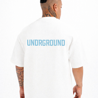 THE ORIGIN TEE- WHITE/CLOUD NINE BLUE