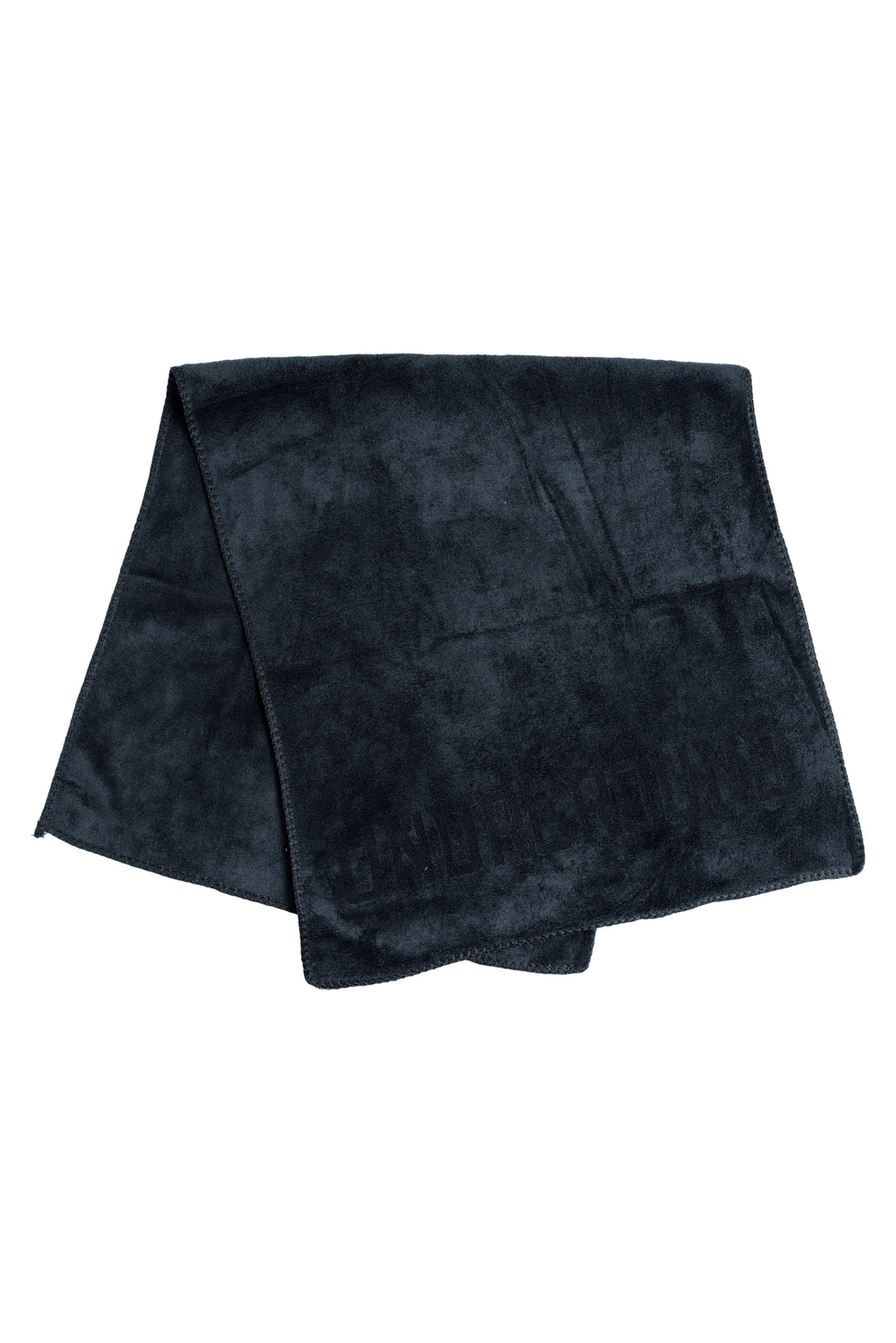 Black Microfiber Gym Towel