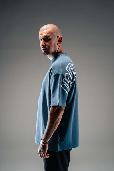 Hype Tee (Static Blue)