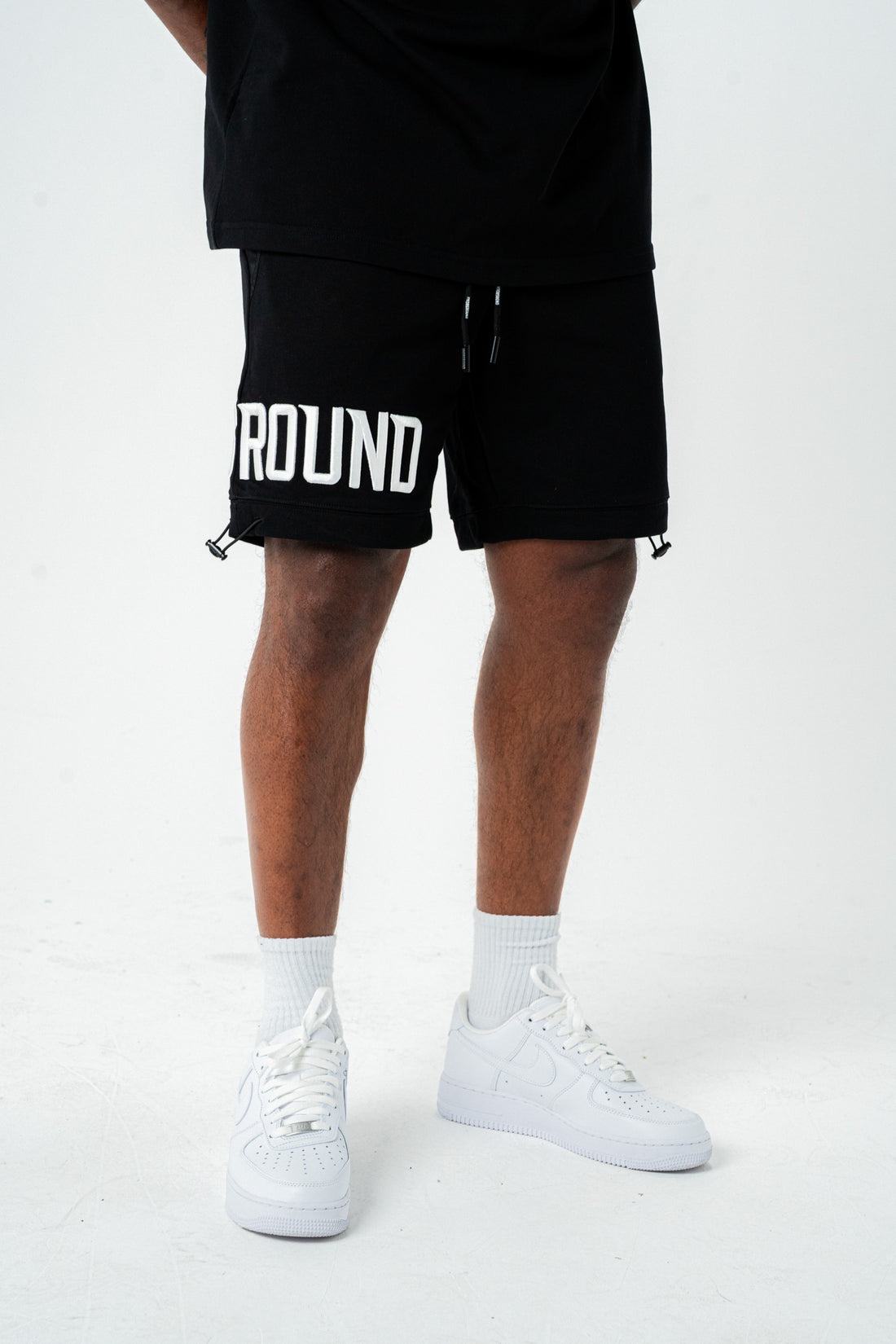 Empire Street Shorts- Black/White