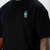 EMPIRE STREET TEE BLACK/TIFFANY