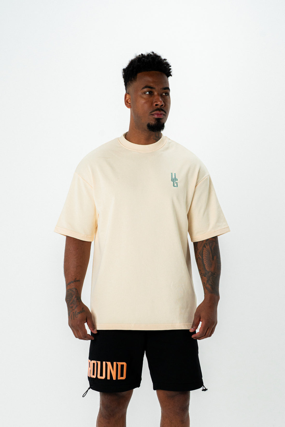 EMPIRE STREET TEE CREAM/SAGE