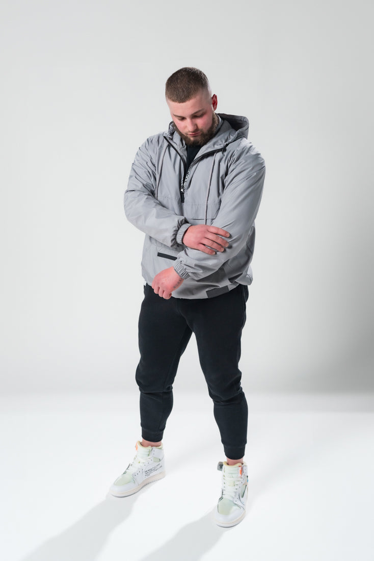 Lightweight Pull Over Half Zip x Cadet Grey