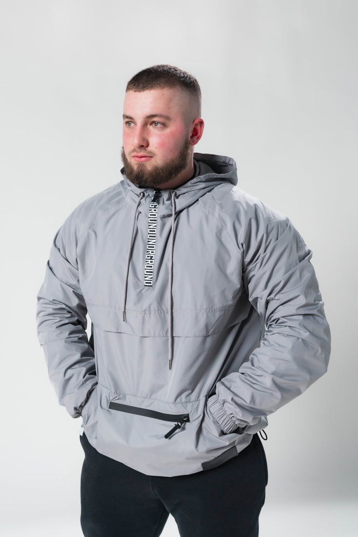 Lightweight Pull Over Half Zip x Cadet Grey