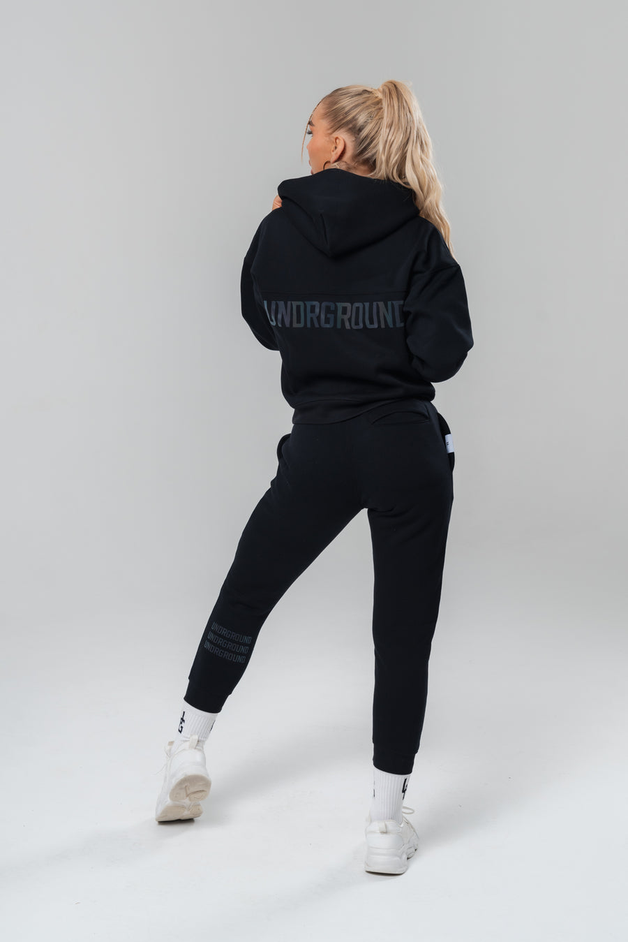 Women's Oversize Reflective Hoodie