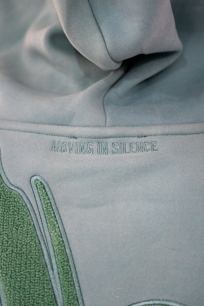 Blue Steel Hoodie " Moving In Silence " Collection