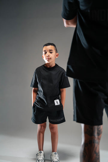 Lil Legends Jet Black Shorts