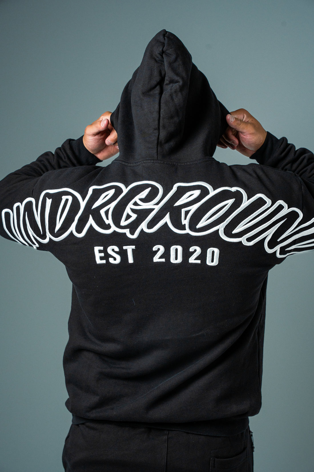 Hype Hoodie Black/Snow