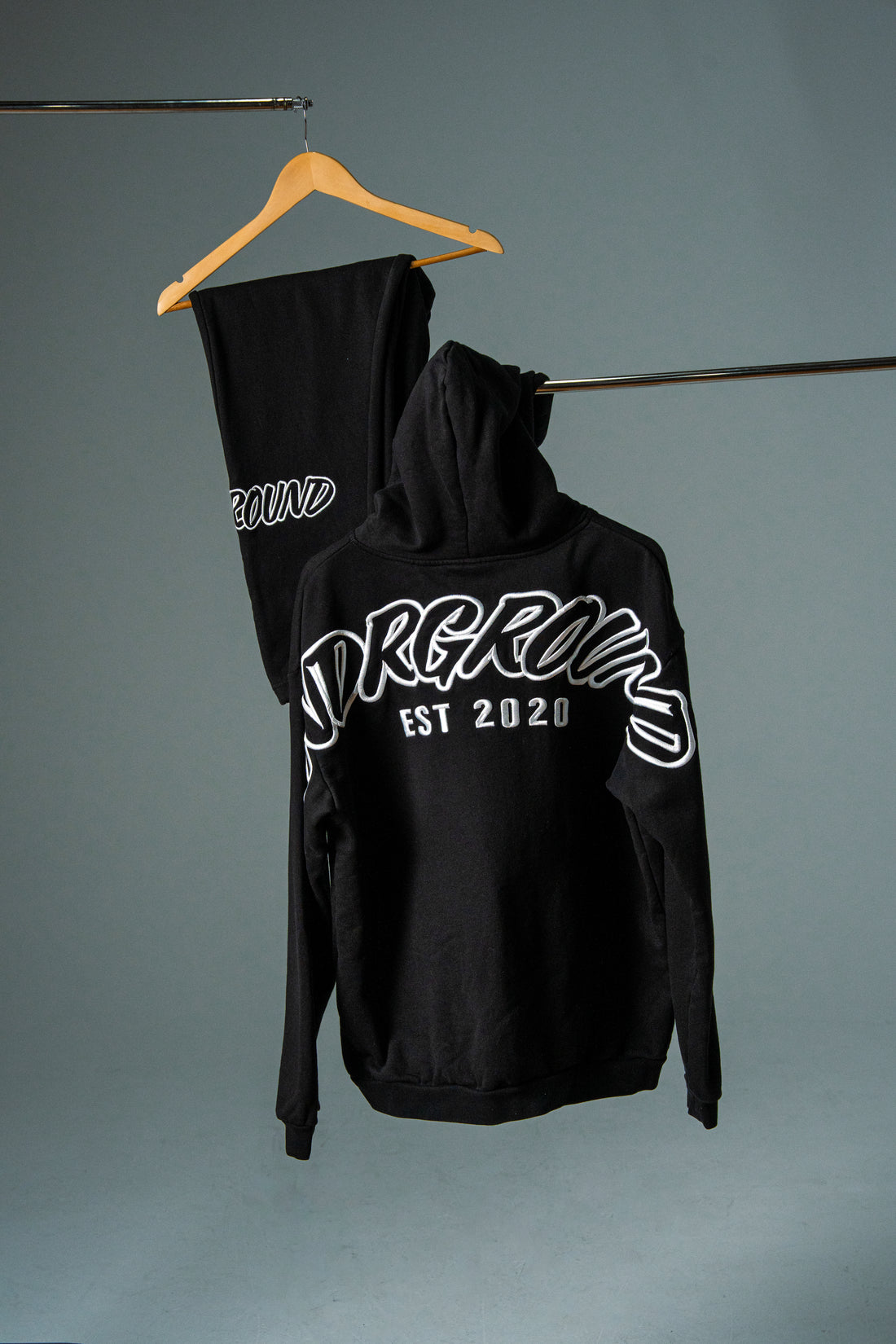 Hype Hoodie Black/Snow