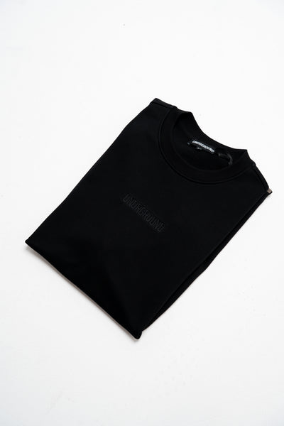 CODE OF SILENCE TEE- (BLACK/TIFFANY)