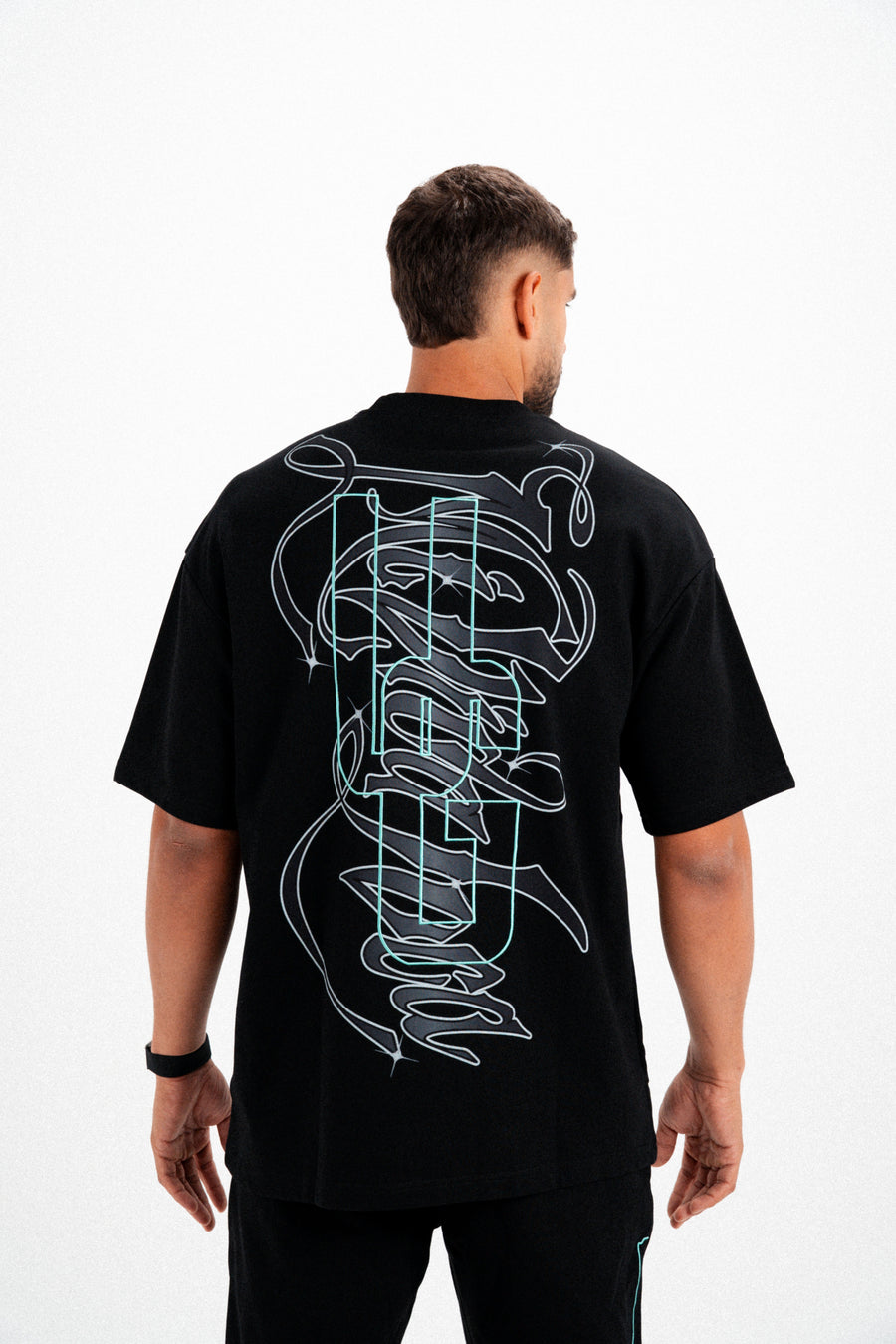 MI VIDA LOCA TEE (BLACK/TIFFANY)