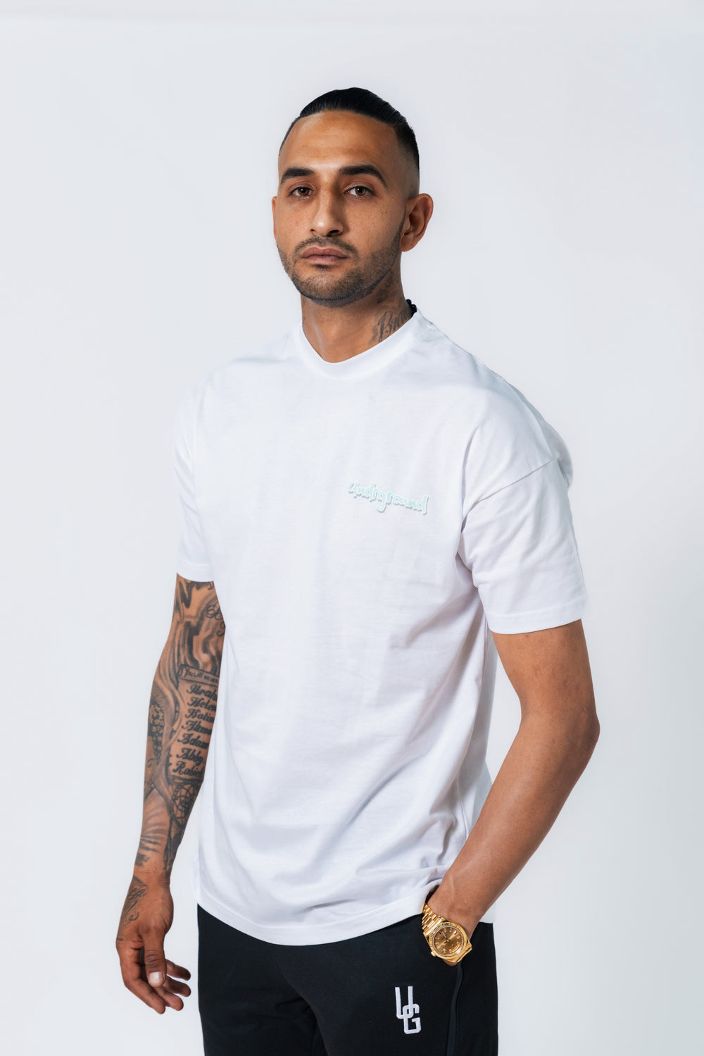 White Patch Tee