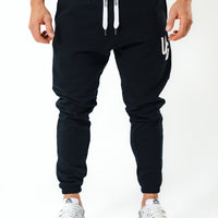 Black Puff Print Joggers