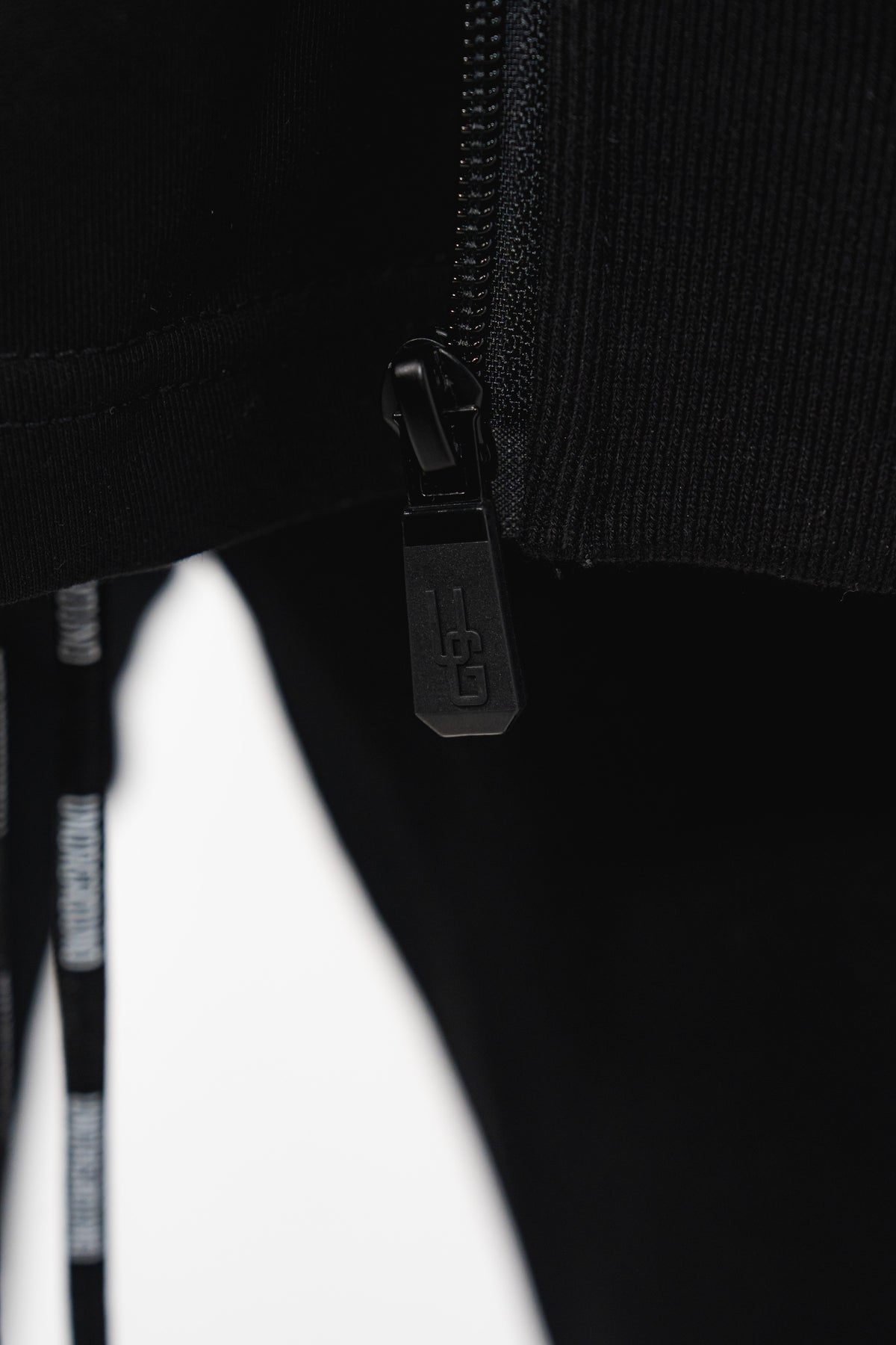 Black 3D Embroidered Trackpants