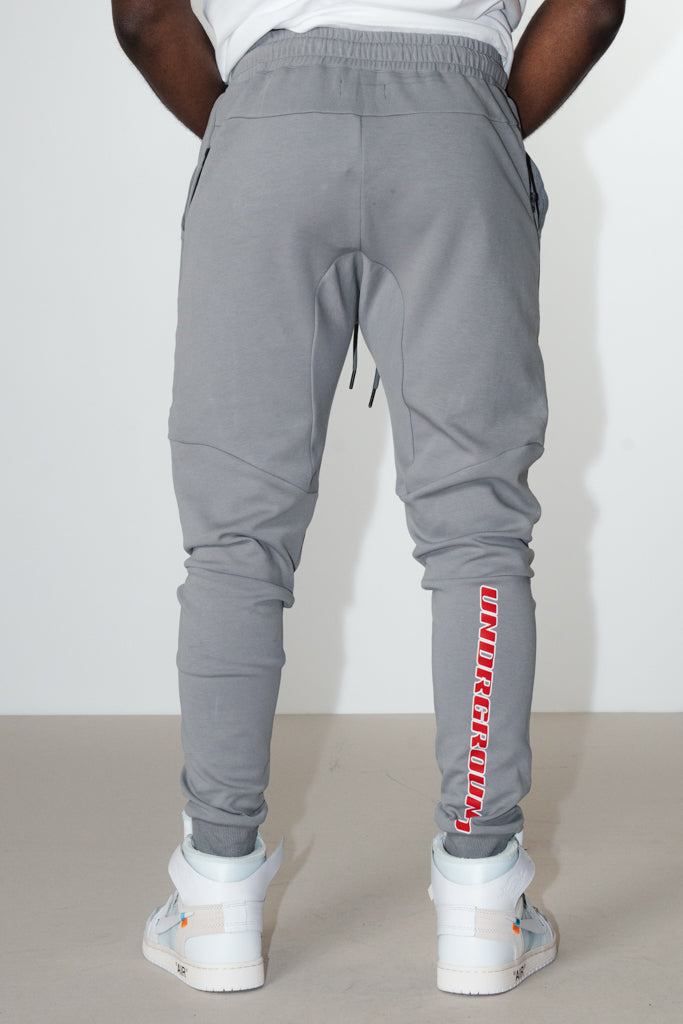 Men's Tapered Joggers Grey/Red/White