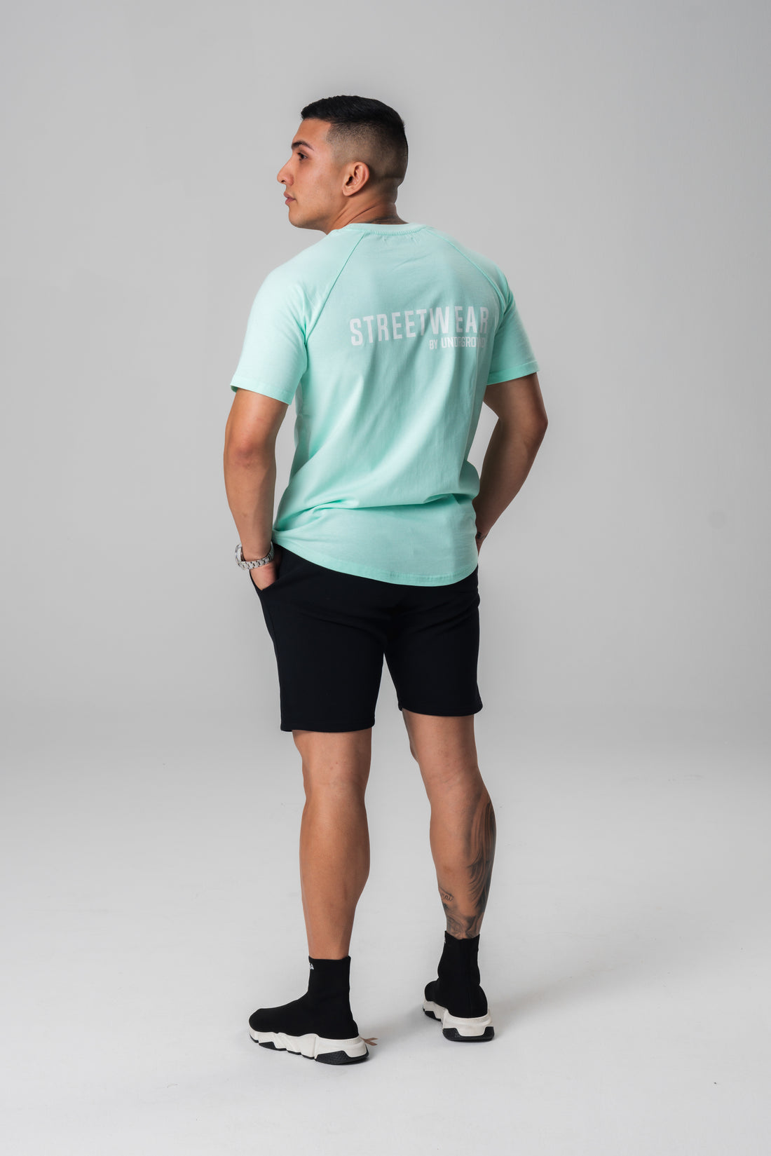 Mint Curved Tee
