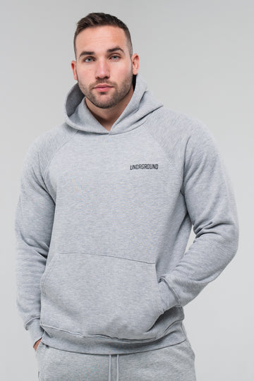 Cotton Hoodie x Marble Grey